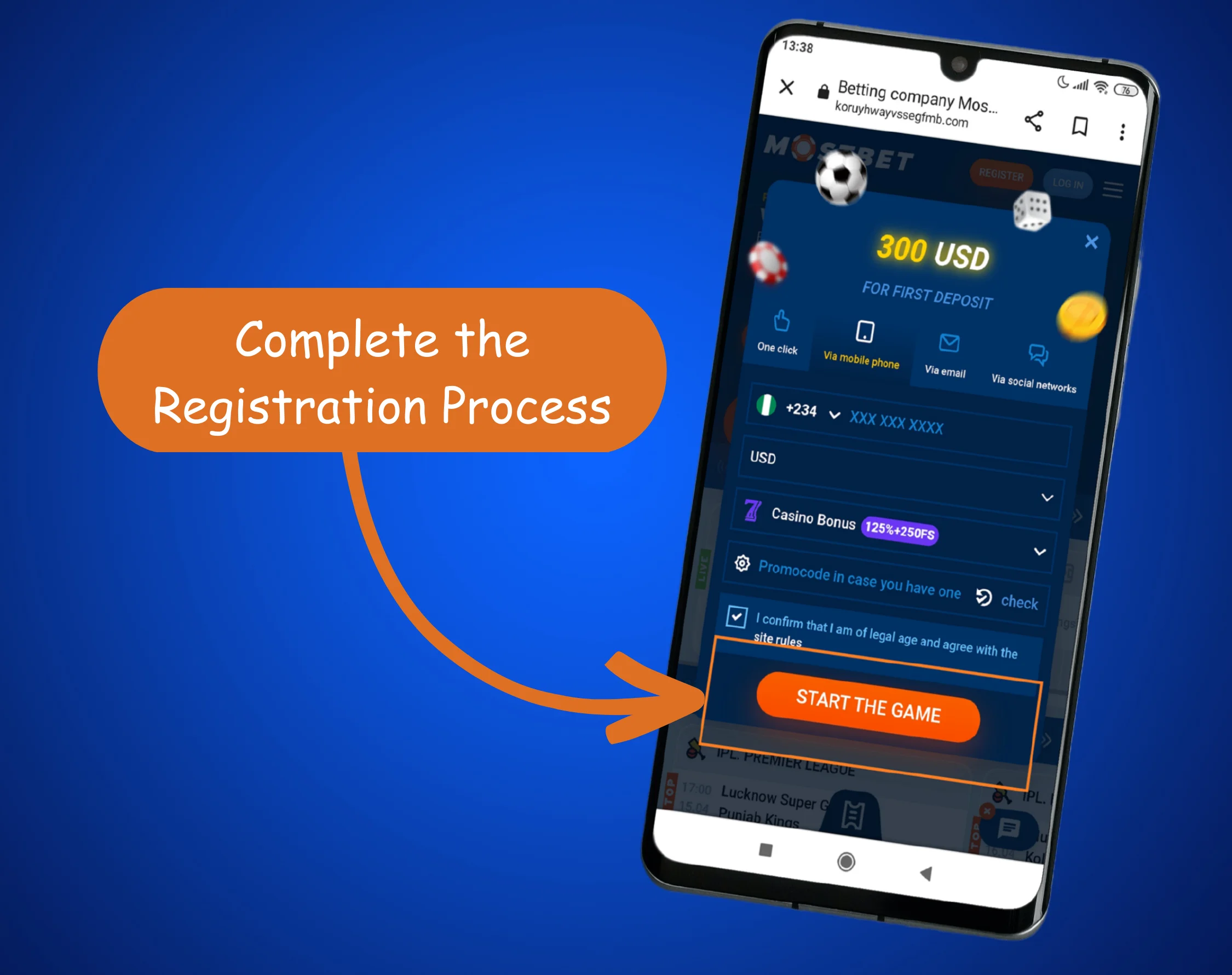 Complete the Registration Process